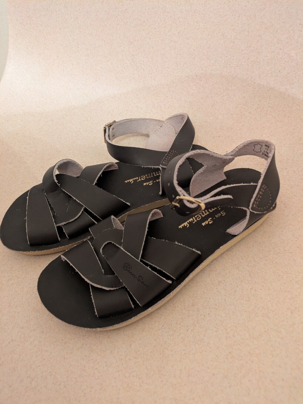 Salt Water Sun-San Swimmer Sandals Little Kids Size 13